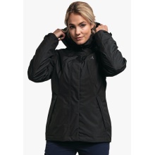 Schöffel Winterjacke 3in1 Partinello (wasser- und winddicht + Fleecejacke) schwarz Damen - Kurzgröße -